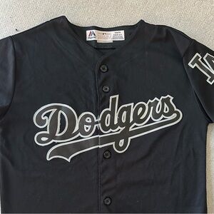 Majestic Youth Black Cool Base Jersey